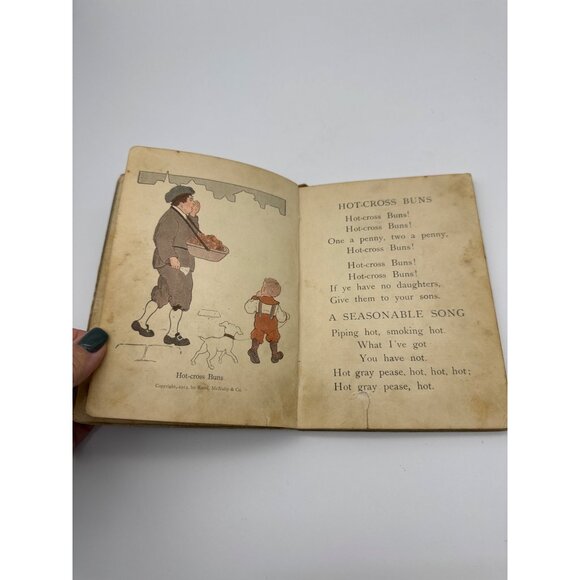 SCARCE 1908 Bye-Lo Series HOT CROSS BUNS Mother Goose Blanche F Wright - Picture 8 of 10